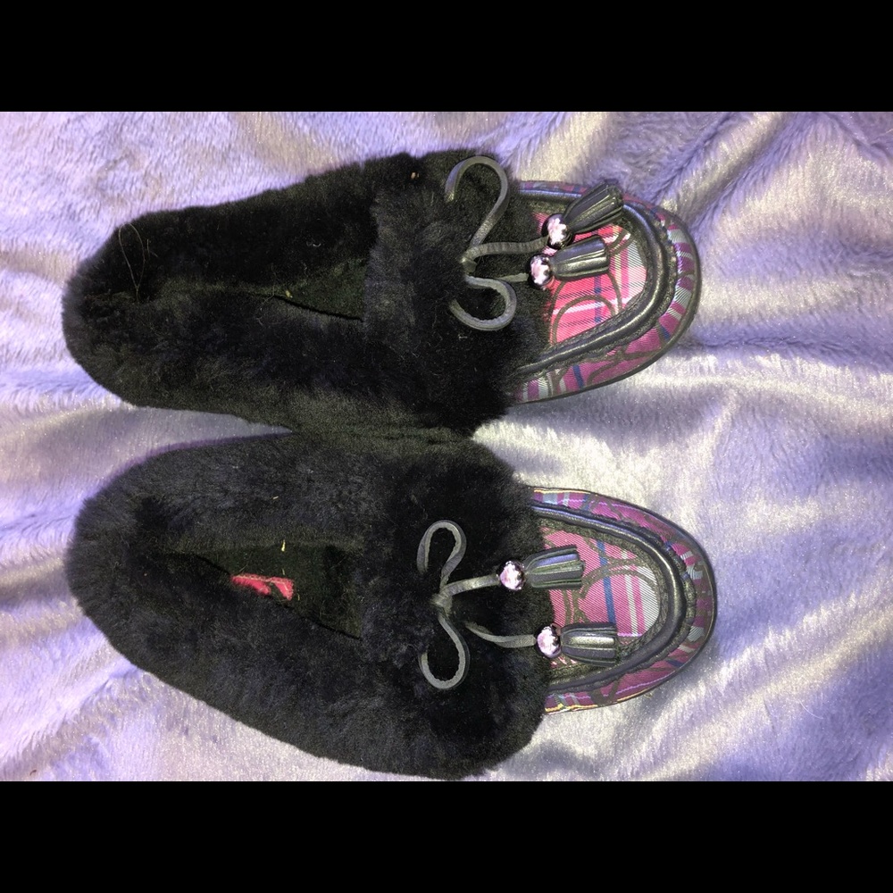 Coach slippers